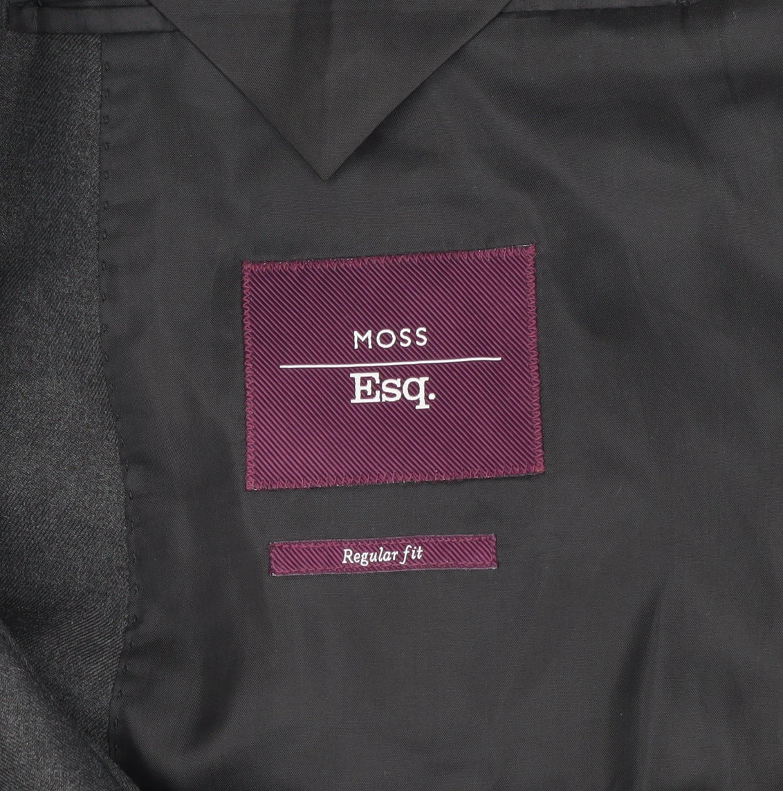 Moss Esq Men's Grey Suit Jacket Size 54L