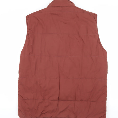Champion Men's Brown Puffer Waistcoat, Size 40