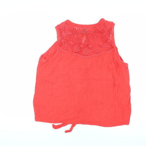 Superdry Women's Red Tunic Blouse Size 10