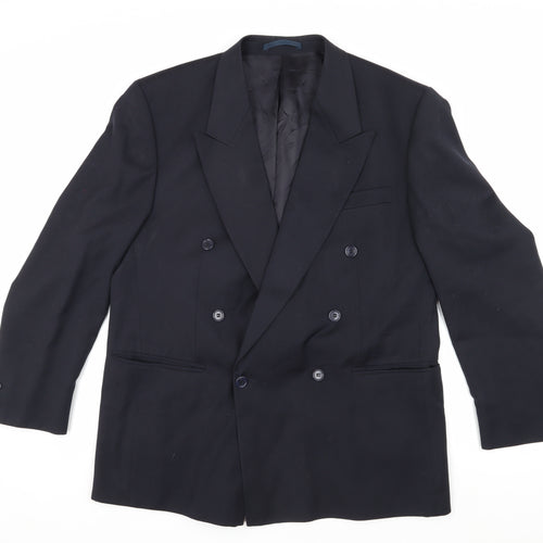 Pierre Cardin Men's Blue Wool Blazer 42 R Formal Jacket