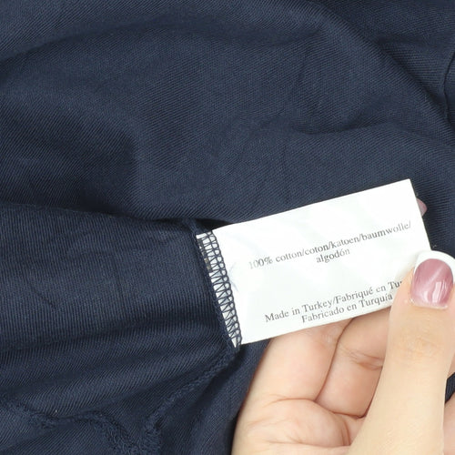 Laura Ashley Blue Women’s Collared Top Size 12