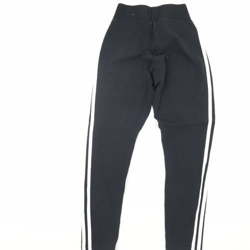 Adidas Women's Black XS Leggings Elastic Waist