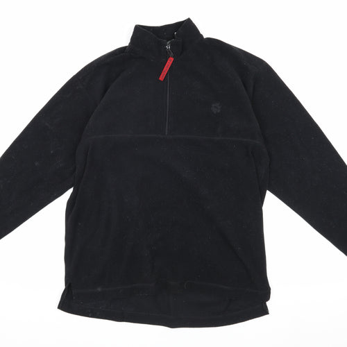 Jack Wolfskin Men's Black Fleece Pullover Sweatshirt XL