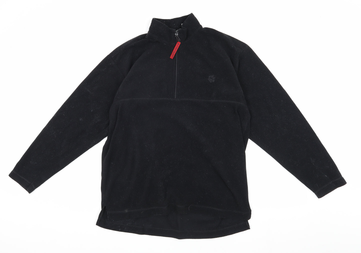 Jack Wolfskin Men's Black Fleece Pullover Sweatshirt XL