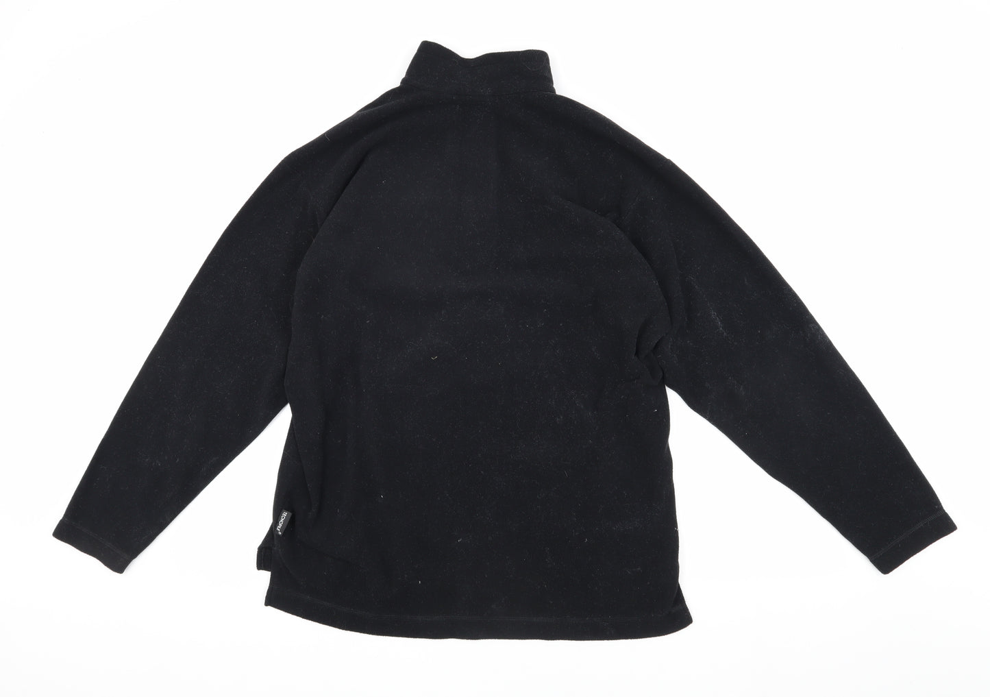 Jack Wolfskin Men's Black Fleece Pullover Sweatshirt XL