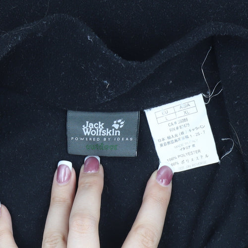 Jack Wolfskin Men's Black Fleece Pullover Sweatshirt XL