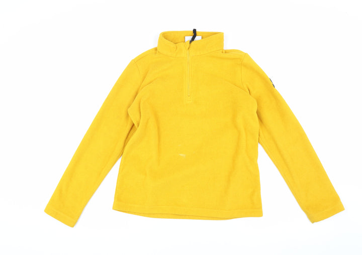TOG24 Boys Yellow Fleece 1/2 Zip Sweatshirt 12-13 Years