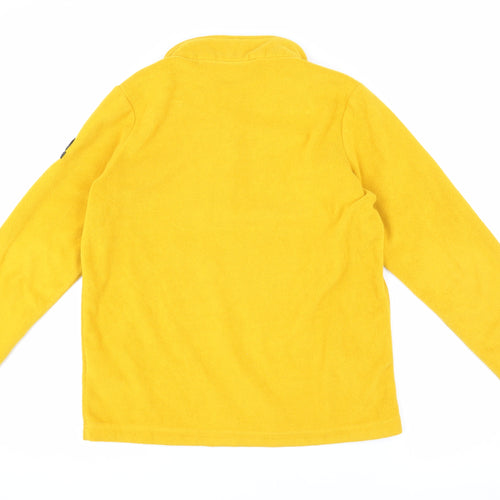 TOG24 Boys Yellow Fleece 1/2 Zip Sweatshirt 12-13 Years