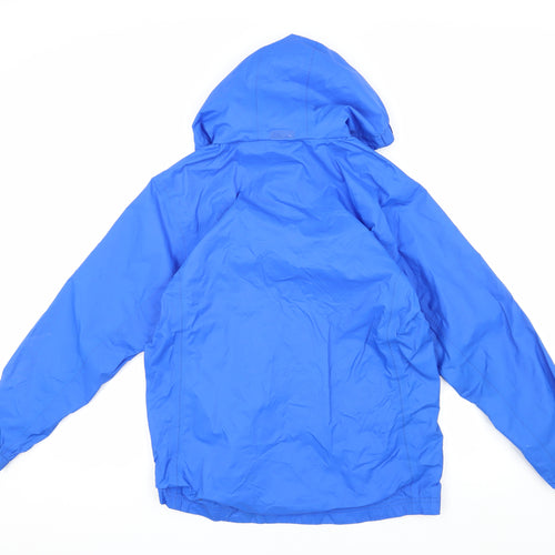 Karrimor Boys Blue Windbreaker Jacket, Size 13, Hooded
