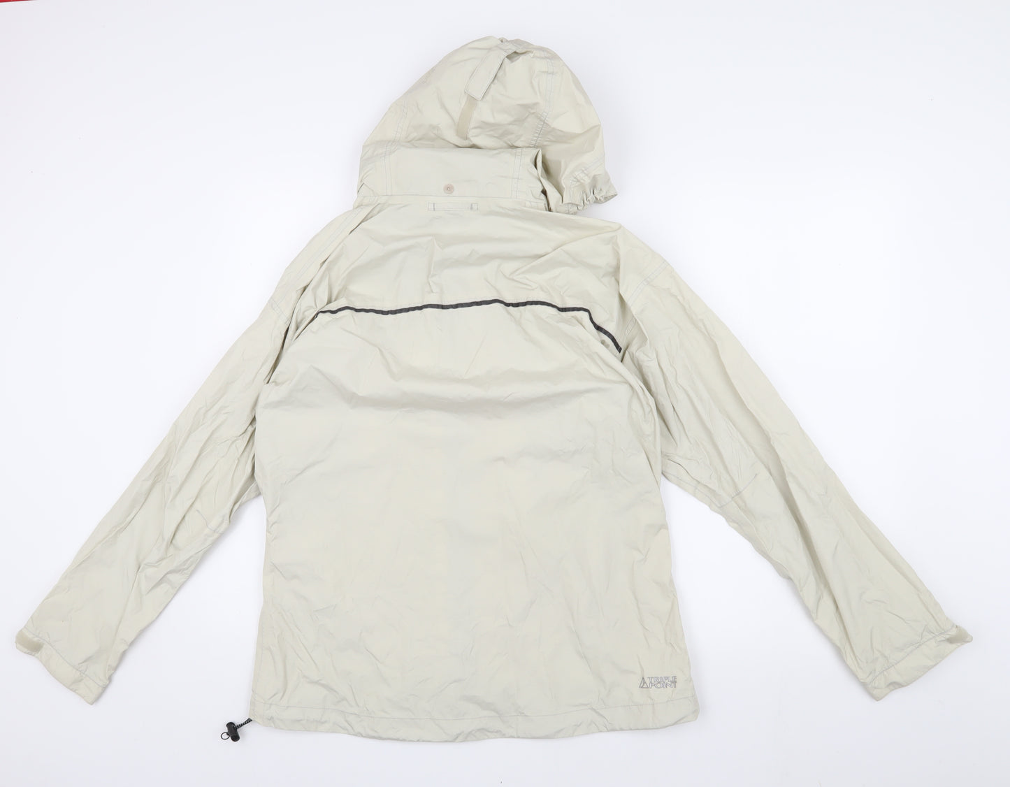 Lowe alpine Women's Beige Anorak Jacket, Size L, Hooded & Zip