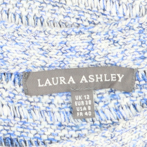 Laura Ashley Women's Multicoloured Knit Fringe Top