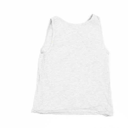 Frozen Girls Grey Tank Top 6-7 Years