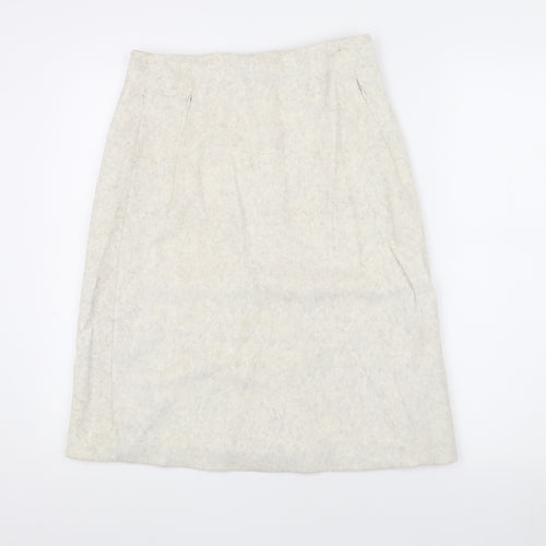 Armani Exchange Women’s Ivory Pencil Skirt - M