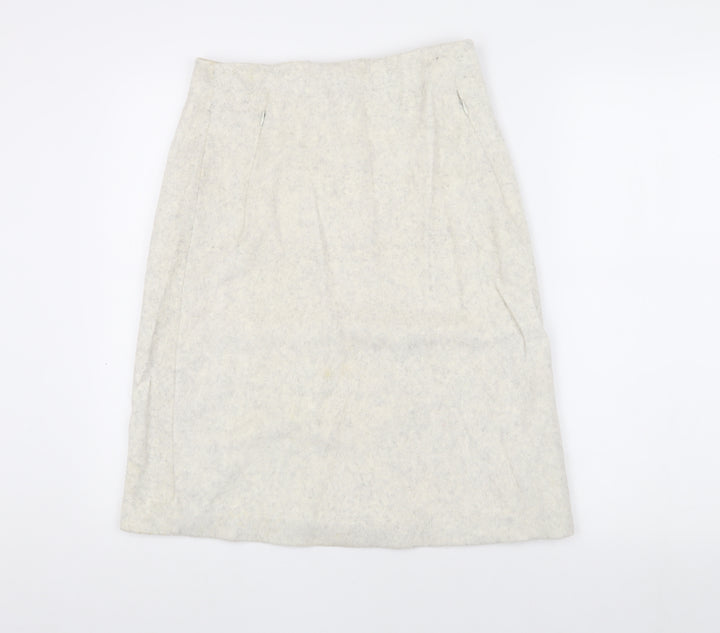 Armani Exchange Women’s Ivory Pencil Skirt - M