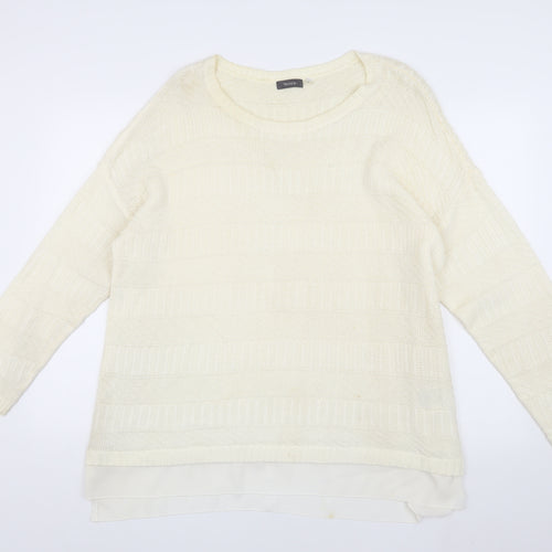 Yessica Women's Ivory XL Pullover Jumper