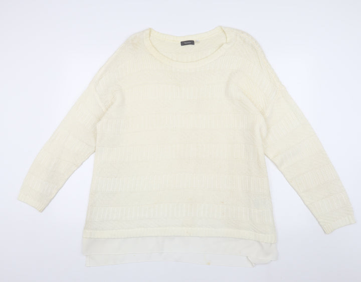 Yessica Women's Ivory XL Pullover Jumper
