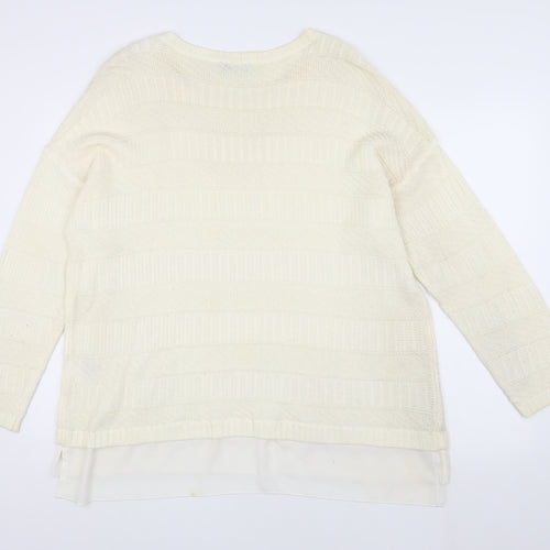 Yessica Women's Ivory XL Pullover Jumper