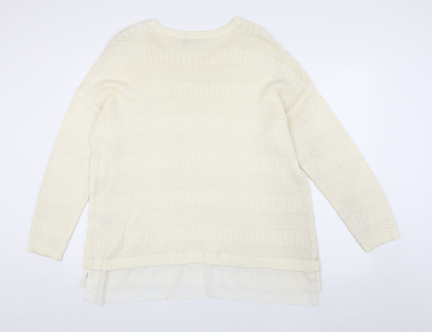 Yessica Women's Ivory XL Pullover Jumper