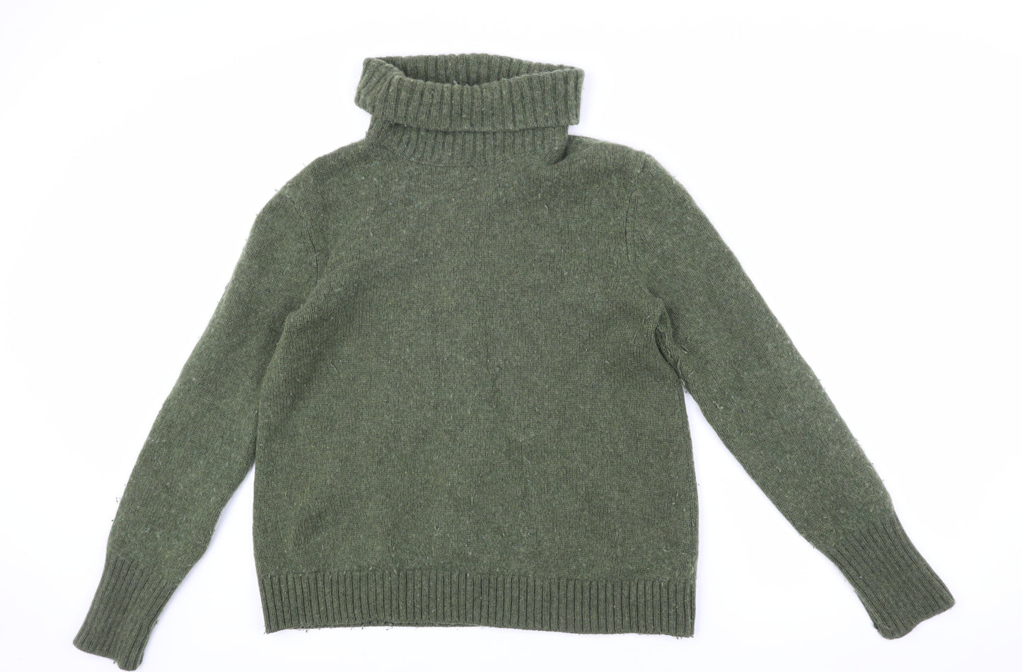 Seasalt Cornwall Women's Green Roll Neck Jumper Size 10