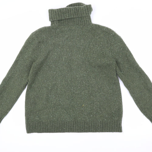 Seasalt Cornwall Women's Green Roll Neck Jumper Size 10