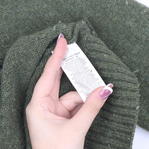 Seasalt Cornwall Women's Green Roll Neck Jumper Size 10