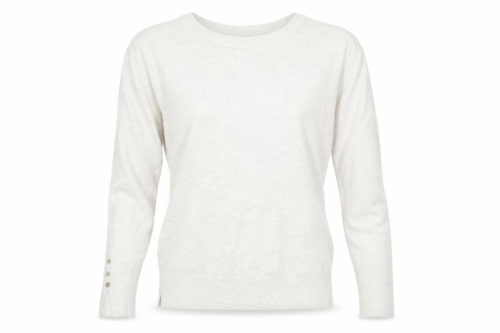 Front view of Zara Women's White Knit jumper M