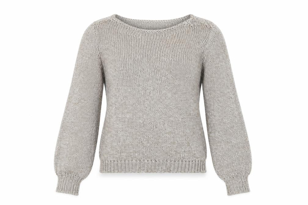 Front view of Jane Norman Women’s Beige Open-Knit Jumper, size S