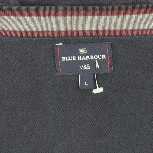 Marks and Spencer Men's Black Cardigan Large