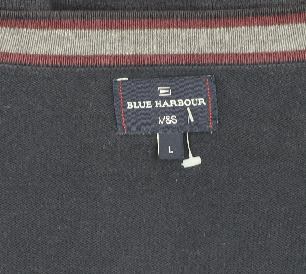 Marks and Spencer Men's Black Cardigan Large