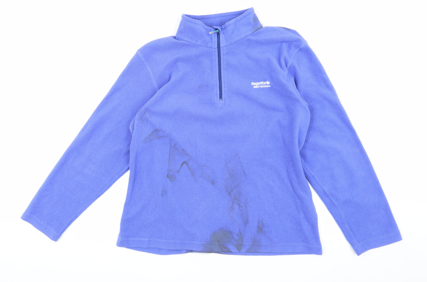 Regatta Women's Blue Fleece Pullover Sweatshirt Size 14