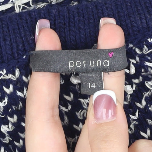Per Una Women's Multicoloured Pullover Jumper, Size 14