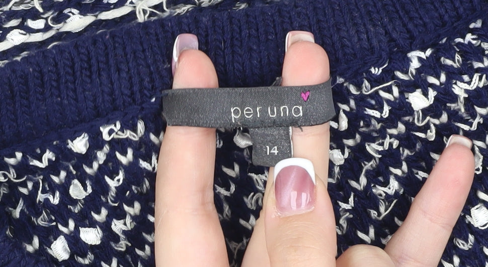 Per Una Women's Multicoloured Pullover Jumper, Size 14