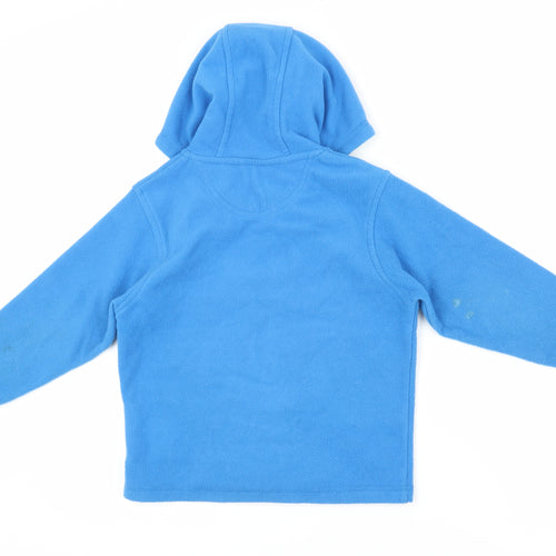 GR8 Kids Boys Blue Animal Print Fleece Jacket 3-4 Years