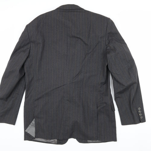 Austin Reed Men's Grey Striped Wool Blazer 42L
