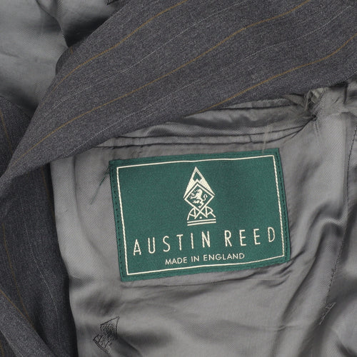 Austin Reed Men's Grey Striped Wool Blazer 42L