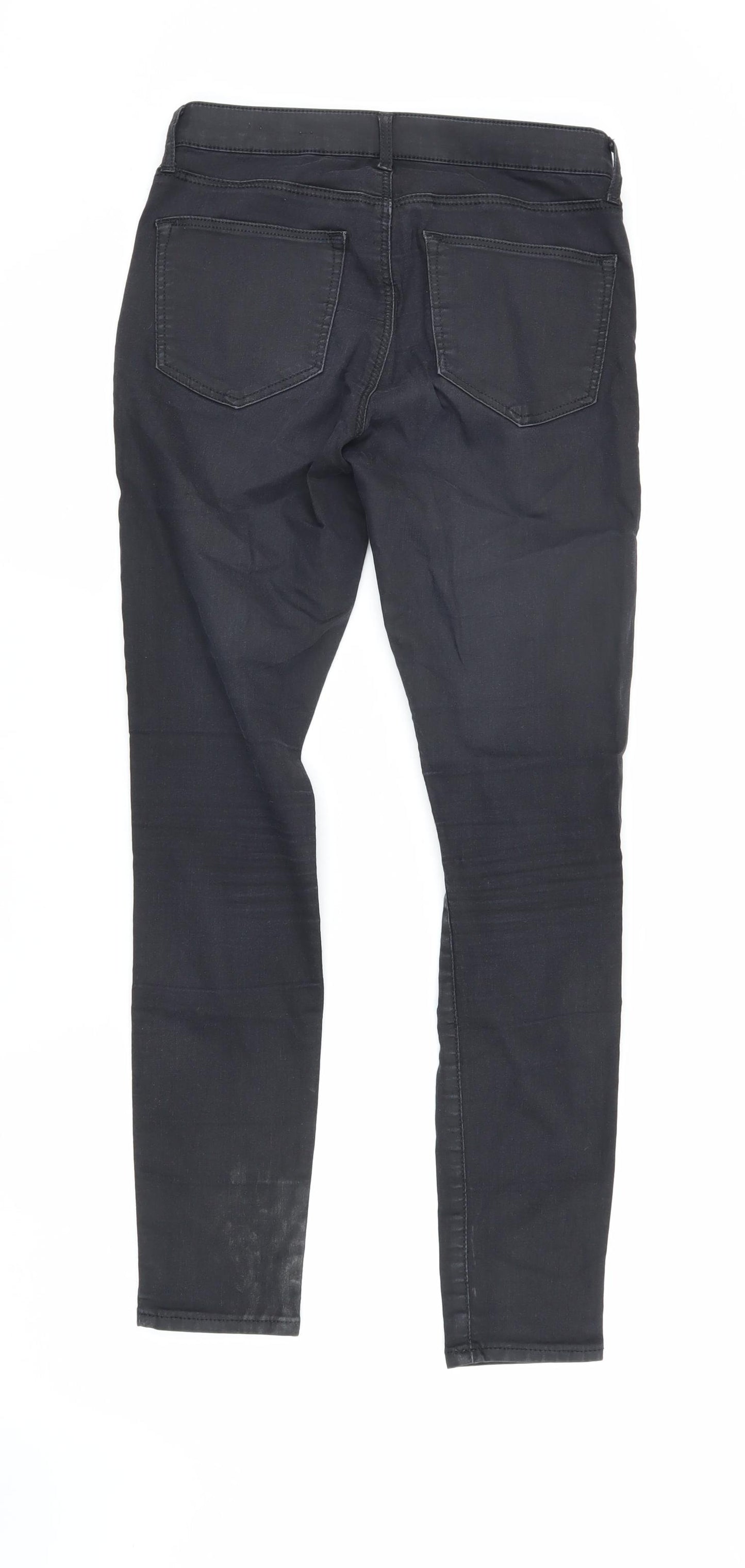 Topshop Women’s Black Skinny Jeans, Size W28
