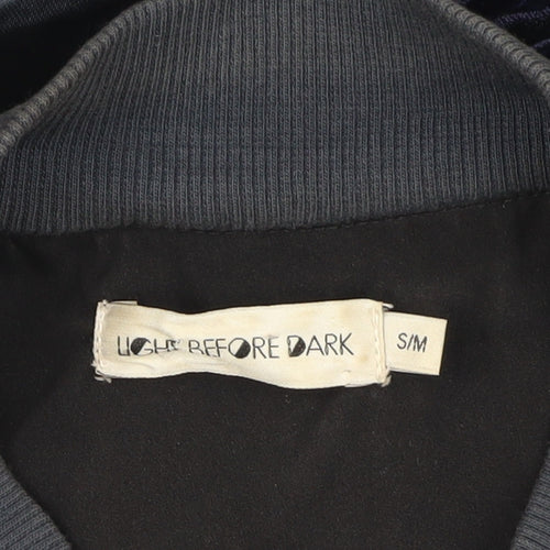 Light Before Dark Unisex Blue Bomber Jacket S