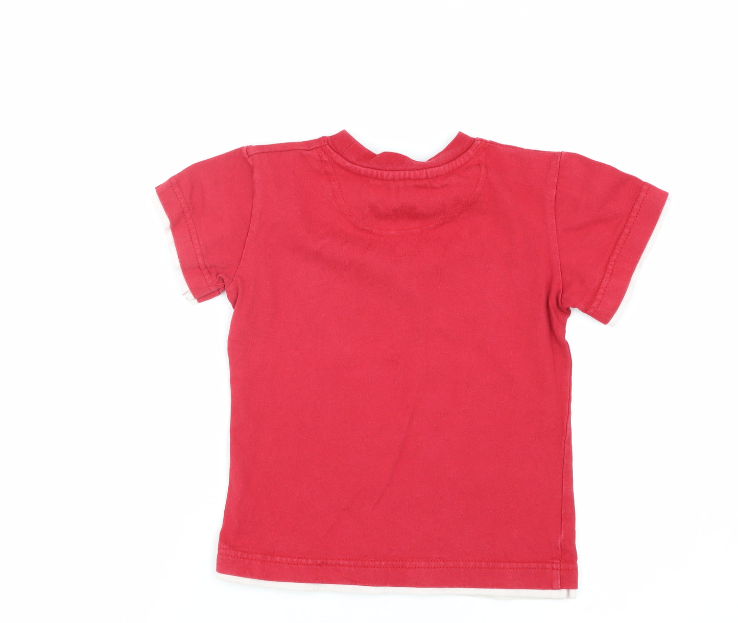 Jasper Conran Boys Red Graphic T-Shirt, 3 Years, Casual Wear