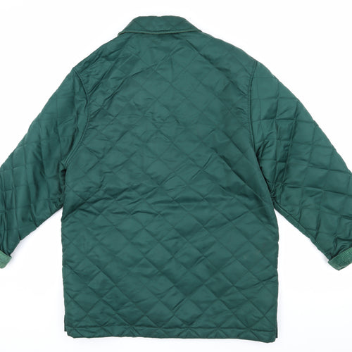 Marks & Spencer Women's Green Quilted Jacket Size 10
