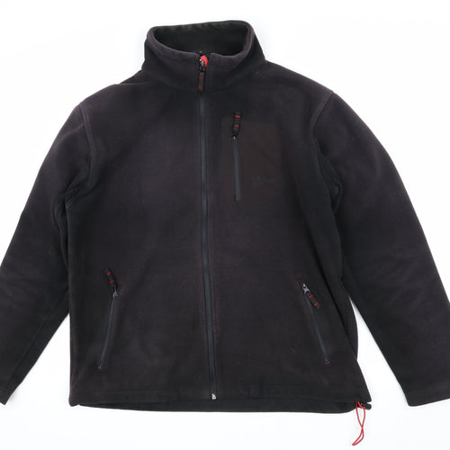 Hi Gear Men's XL Black Fleece Jacket - Autumn/Winter