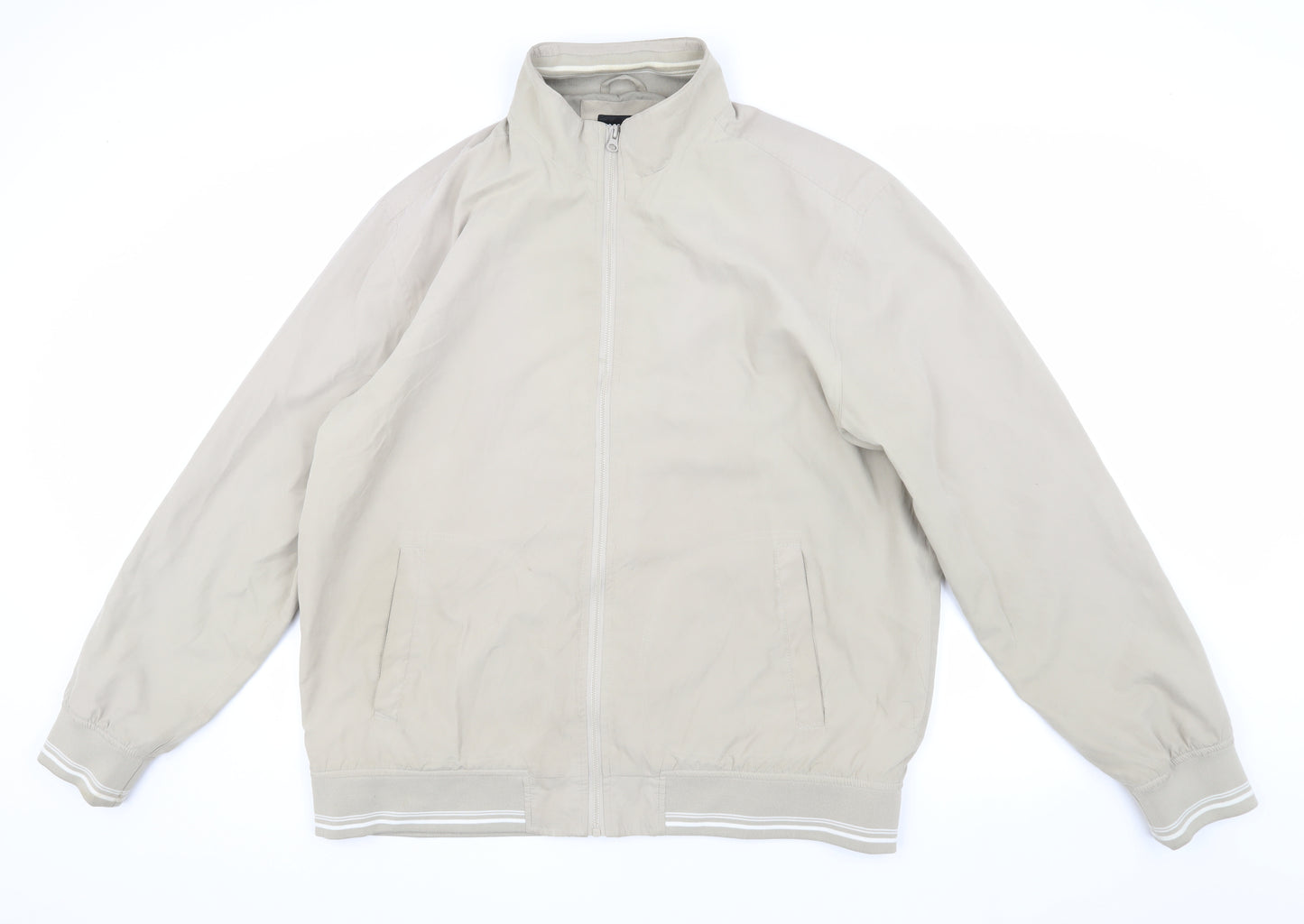 Greenwoods Men's Beige XL Bomber Jacket
