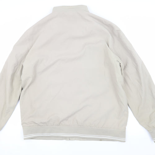 Greenwoods Men's Beige XL Bomber Jacket