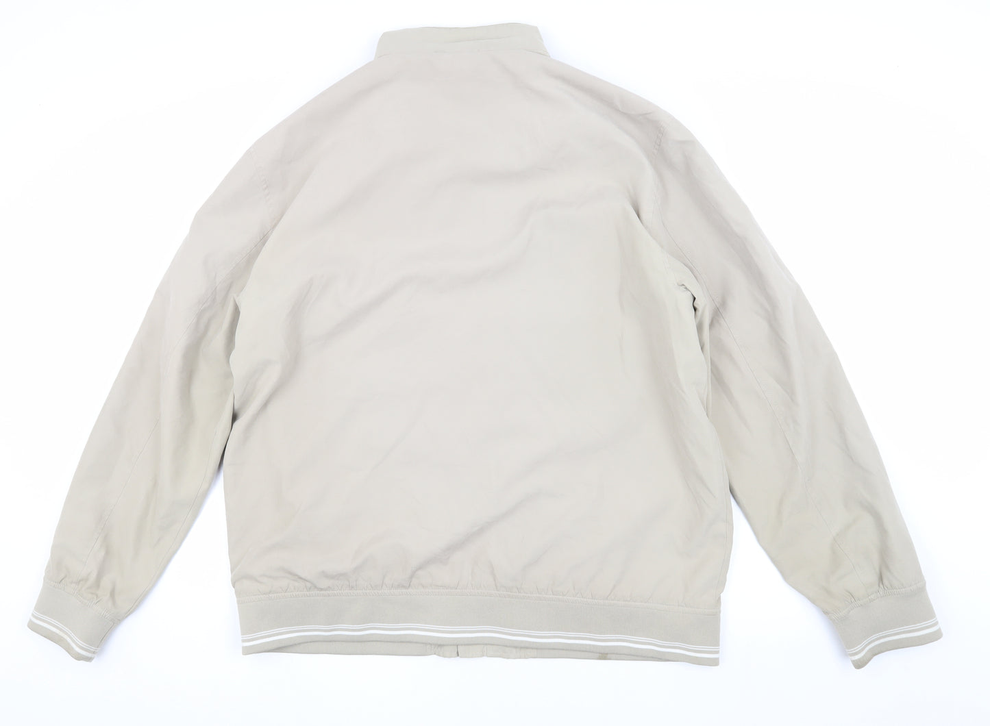 Greenwoods Men's Beige XL Bomber Jacket