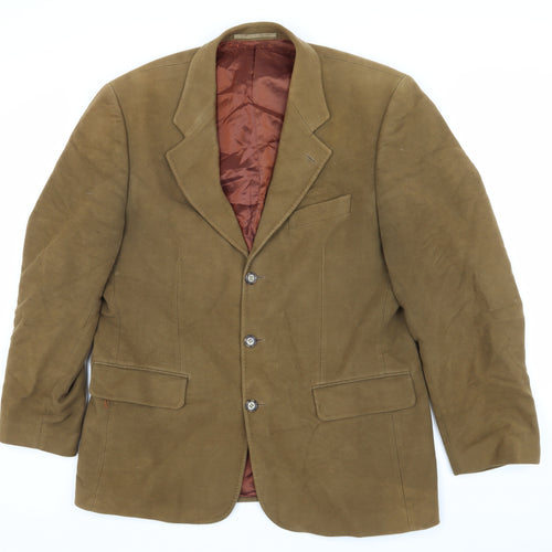 Brook Taverner Men's Brown Blazer, Size 40 Regular Fit