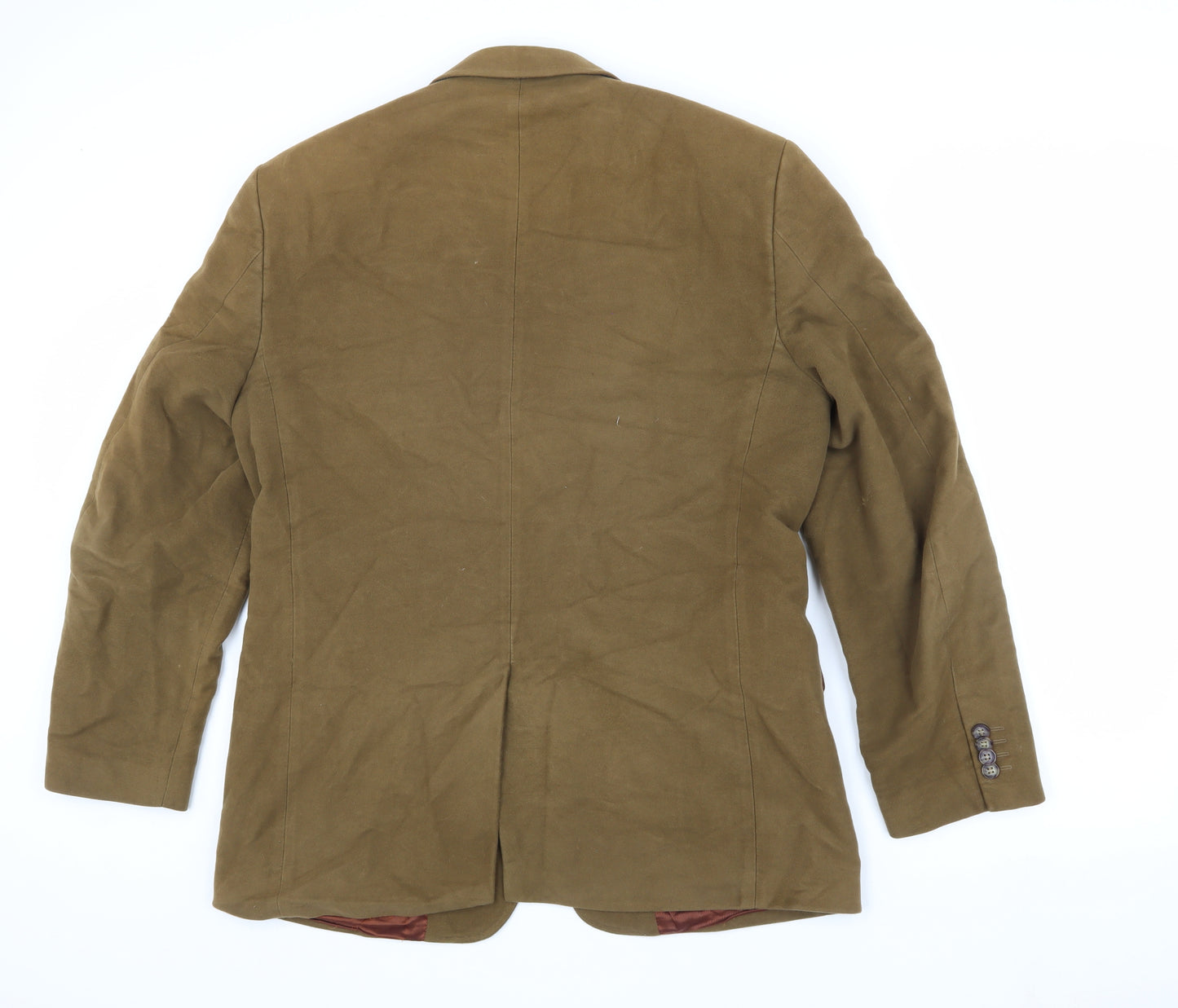 Brook Taverner Men's Brown Blazer, Size 40 Regular Fit
