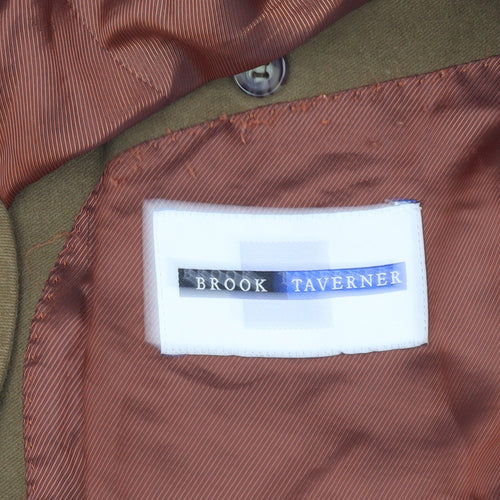 Brook Taverner Men's Brown Blazer, Size 40 Regular Fit