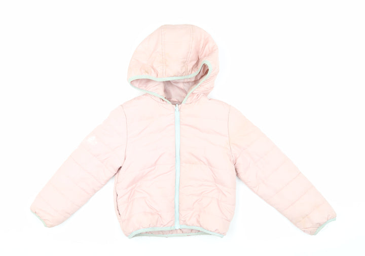Marks and Spencer Pink Girls Puffer Jacket 6-7 Yrs
