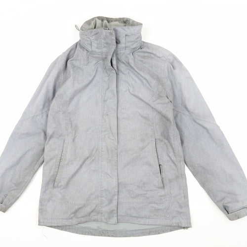 Peter Storm Women's Grey Hooded Jacket Size 12