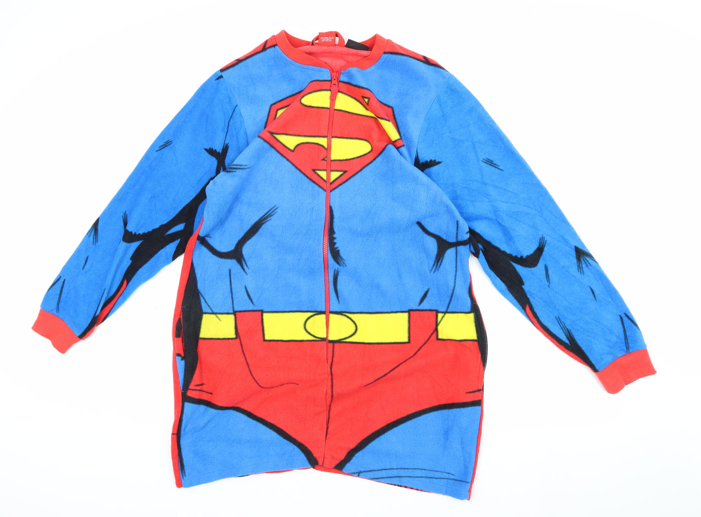 Cedar Wood State Superman Fleece Onesie XS