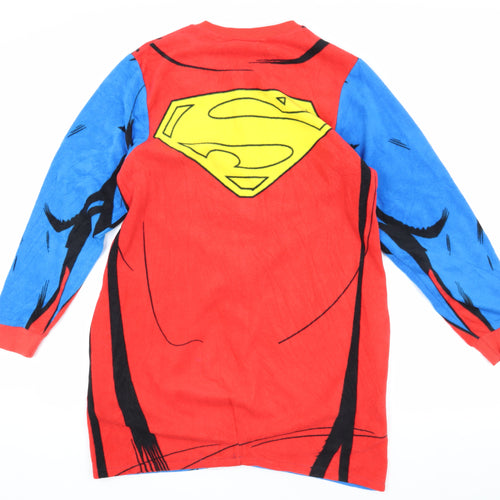 Cedar Wood State Superman Fleece Onesie XS